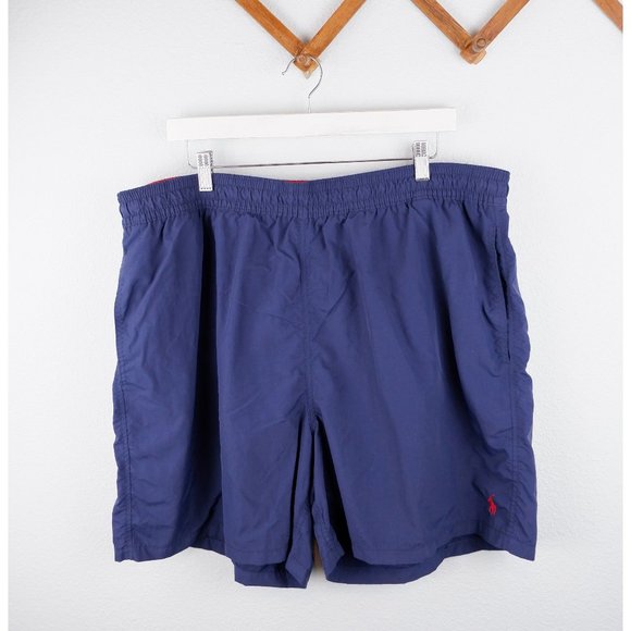 Polo Ralph Lauren Other - Polo By Ralph Lauren Navy Mens Swim Trunks, size 2XB
